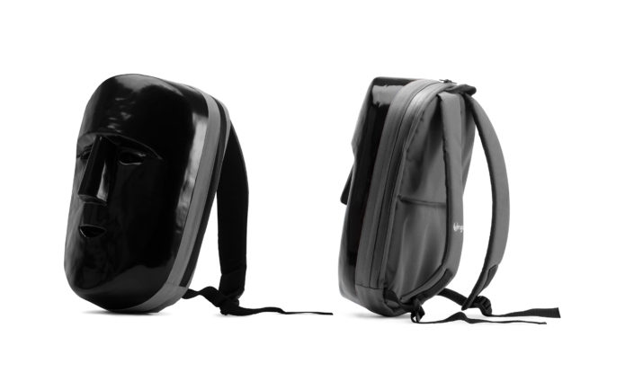 Product: backpack by Jan Holeček; Photo and postproduction: Michal Kozák Black mask bag